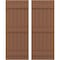 Ekena Millwork Americraft 6-Board, 3 Batten Exterior Real Wood Joined Board-n-Batten Shutters, ARW401BB621X77BTH, PR ARW401BB621X77BTH - alternate 1
